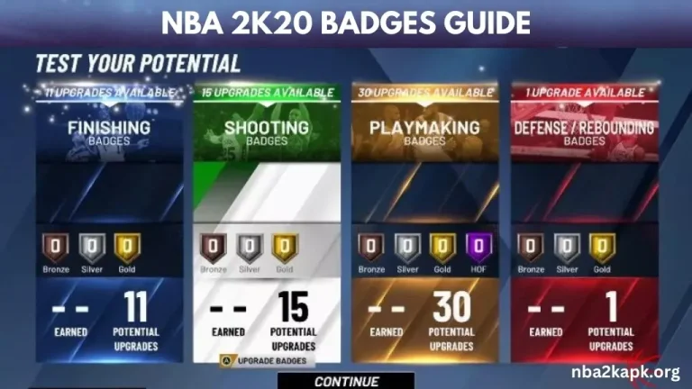 List Of NBA 2K20 Badges Guide